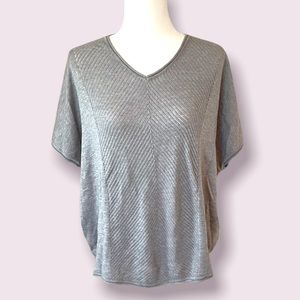 Joan Vass Knit Short Sleeved Tunic Women’s Size Medium